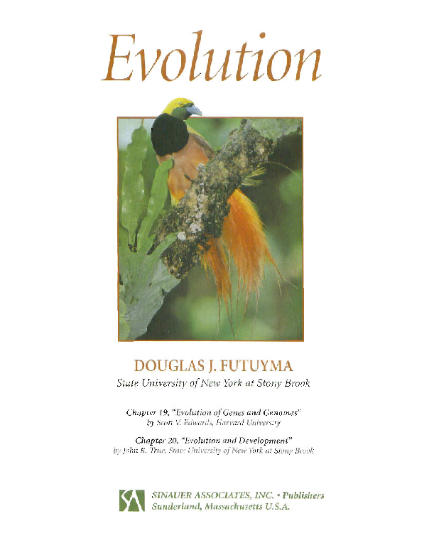 evolution futuyma 3rd edition pdf free download